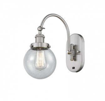Beacon - 1 Light - 6 inch - Brushed Satin Nickel - Adjustable Swing Arm (3442|918-1W-SN-G204-6)