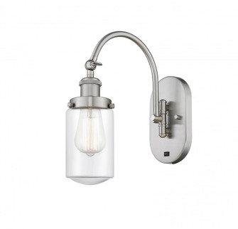 Dover - 1 Light - 5 inch - Brushed Satin Nickel - Adjustable Swing Arm (3442|918-1W-SN-G312-LED)