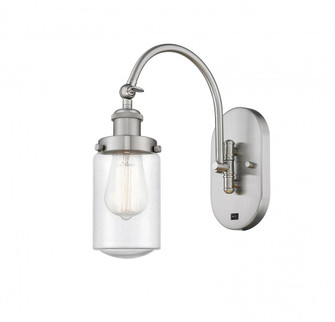 Dover - 1 Light - 5 inch - Brushed Satin Nickel - Adjustable Swing Arm (3442|918-1W-SN-G314)