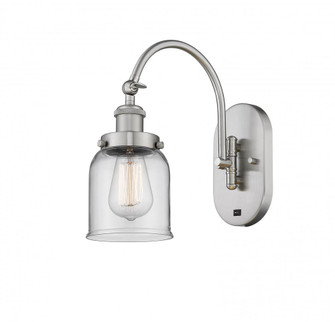 Bell - 1 Light - 5 inch - Brushed Satin Nickel - Adjustable Swing Arm (3442|918-1W-SN-G52-LED)