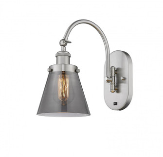 Cone - 1 Light - 6 inch - Brushed Satin Nickel - Adjustable Swing Arm (3442|918-1W-SN-G63-LED)