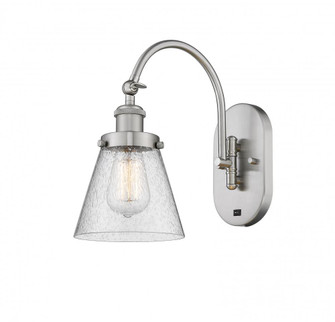 Cone - 1 Light - 6 inch - Brushed Satin Nickel - Adjustable Swing Arm (3442|918-1W-SN-G64-LED)