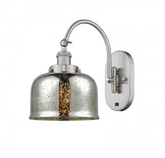Bell - 1 Light - 8 inch - Brushed Satin Nickel - Adjustable Swing Arm (3442|918-1W-SN-G78-LED)