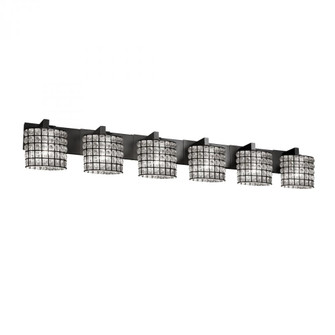 Modular 6-Light LED Bath Bar (254|WGL-8926-30-GRCB-MBLK-LED6-4200)