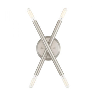 4 Lt Brushed Nickel ADA Wall Sconce (108|46772-91)