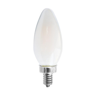 8 Watt C11 LED Filament; Frosted; Candelabra base; 2700K; 90 CRI; 760 Lumens; 120 Volt (27|S11384)