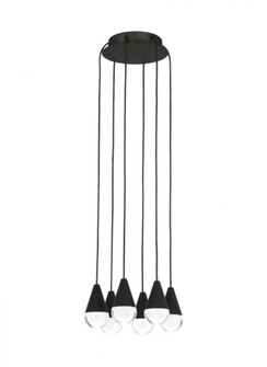 Cupola 6 Light Chandelier (7355|700TRSPCPA6RB-LED930)