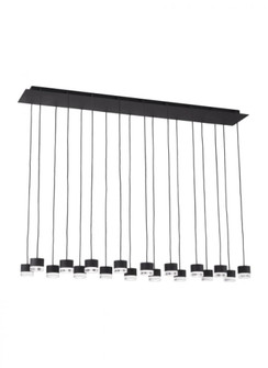 Gable 18 Light Chandelier (7355|700TRSPGBL18TB-LED930277)