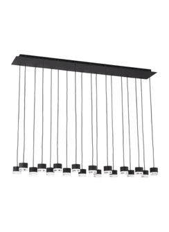 Gable 18 Light Chandelier (7355|700TRSPGBL18TB-LED930120)