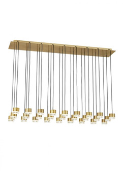 Gable 27 Light Chandelier (7355|700TRSPGBL27TNB-LED930120)