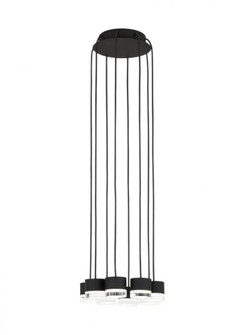 Gable 8 Light Chandelier (7355|700TRSPGBL8RB-LED930)