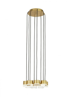 Gable 8 Light Chandelier (7355|700TRSPGBL8RNB-LED930)