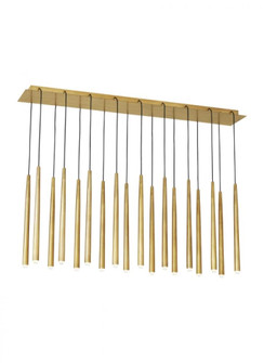 Pylon 18 Light Chandelier (7355|700TRSPPYL18TNB-LED930277)