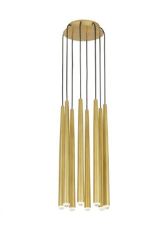 Pylon 8 Light Chandelier (7355|700TRSPPYL8RNB-LED930)