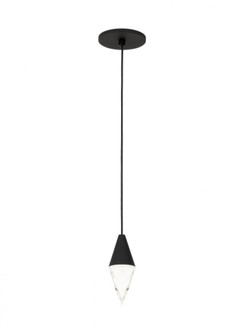Turret 1 Light Pendant (7355|700TRSPTRT1RB-LED930)