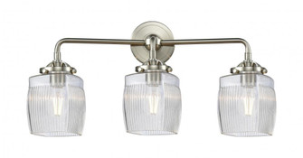 Colton - 3 Light - 24 inch - Brushed Satin Nickel - Bath Vanity Light (3442|284-3W-SN-G302)