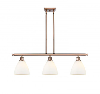 Bristol - 3 Light - 36 inch - Antique Copper - Stem hung - Island Light (3442|516-3I-AC-GBD-751-LED)