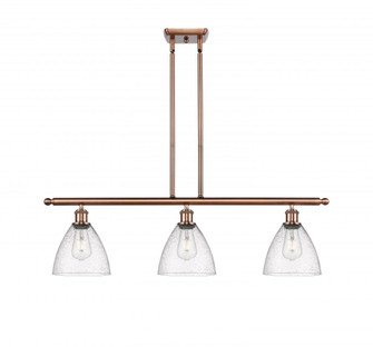 Bristol - 3 Light - 36 inch - Antique Copper - Stem hung - Island Light (3442|516-3I-AC-GBD-754)