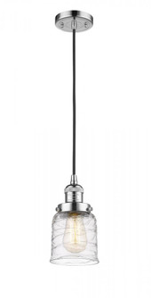 Bell - 1 Light - 5 inch - Polished Chrome - Cord hung - Mini Pendant (3442|201C-PC-G513-LED)