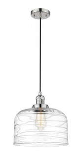 Bell - 1 Light - 12 inch - Polished Nickel - Cord hung - Mini Pendant (3442|201C-PN-G713-L-LED)