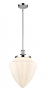 Bullet - 1 Light - 12 inch - Polished Chrome - Stem Hung - Mini Pendant (3442|201S-PC-G661-12-LED)
