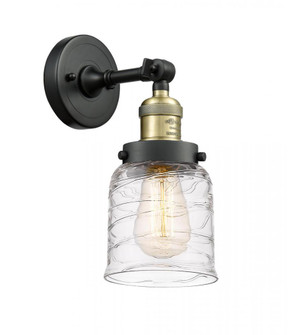 Bell - 1 Light - 5 inch - Black Antique Brass - Adjustable Sconce (3442|203-BAB-G513-LED)