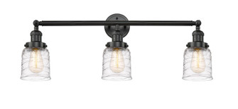 Bell - 3 Light - 30 inch - Matte Black - Bath Vanity Light (3442|205-BK-G513)