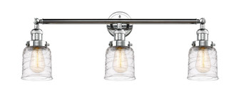 Bell - 3 Light - 30 inch - Polished Chrome - Bath Vanity Light (3442|205-PC-G513)