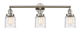 Bell - 3 Light - 30 inch - Polished Nickel - Bath Vanity Light (3442|205-PN-G513)
