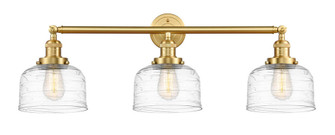 Bell - 3 Light - 32 inch - Satin Gold - Bath Vanity Light (3442|205-SG-G713)