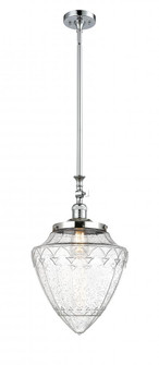 Bullet - 1 Light - 12 inch - Polished Chrome - Stem Hung - Adjustable Mini Pendant (3442|206-PC-G664-12)