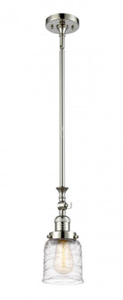 Bell - 1 Light - 5 inch - Polished Nickel - Stem Hung - Adjustable Mini Pendant (3442|206-PN-G513)