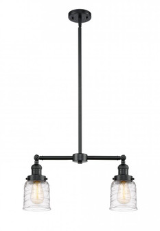 Bell - 2 Light - 21 inch - Oil Rubbed Bronze - Stem Hung - Island Light (3442|209-OB-G513)