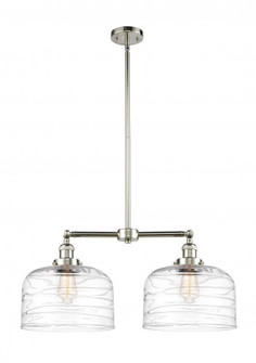 Bell - 2 Light - 21 inch - Polished Nickel - Stem Hung - Adjustable Island Light (3442|209-PN-G713-L)