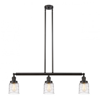 Bell - 3 Light - 38 inch - Oil Rubbed Bronze - Stem Hung - Island Light (3442|213-OB-G513)