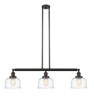 Bell - 3 Light - 41 inch - Oil Rubbed Bronze - Stem Hung - Adjustable Island Light (3442|213-OB-G713-LED)