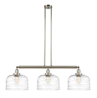 Bell - 3 Light - 42 inch - Polished Nickel - Stem Hung - Adjustable Island Light (3442|213-PN-G713-L)