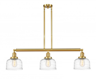 Bell - 3 Light - 41 inch - Satin Gold - Stem Hung - Adjustable Island Light (3442|213-SG-G713)