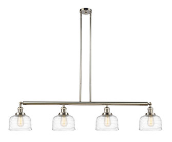 Bell - 4 Light - 53 inch - Polished Nickel - Stem Hung - Adjustable Island Light (3442|214-PN-G713-LED)