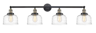 Bell - 4 Light - 44 inch - Black Antique Brass - Adjustable Bath Vanity Light (3442|215-BAB-G713-LED)