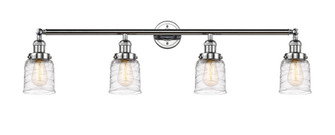 Bell - 4 Light - 42 inch - Polished Chrome - Adjustable Bath Vanity Light (3442|215-PC-G513)