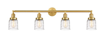 Bell - 4 Light - 42 inch - Satin Gold - Adjustable Bath Vanity Light (3442|215-SG-G513)