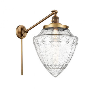 Bullet - 1 Light - 12 inch - Brushed Brass -Adjustable Swing Arm (3442|237-BB-G664-12)