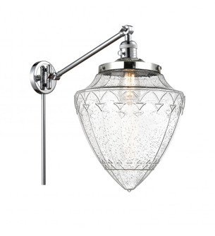 Bullet - 1 Light - 12 inch - Polished Chrome -Adjustable Swing Arm (3442|237-PC-G664-12-LED)