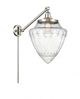 Bullet - 1 Light - 12 inch - Brushed Satin Nickel -Adjustable Swing Arm (3442|237-SN-G664-12-LED)