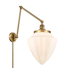Bullet - 1 Light - 12 inch - Brushed Brass -Adjustable Swing Arm (3442|238-BB-G661-12)