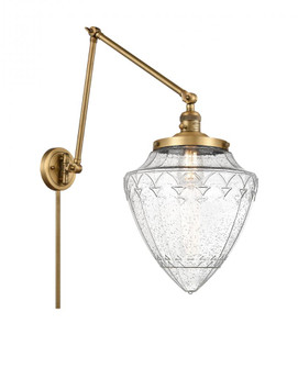 Bullet - 1 Light - 12 inch - Brushed Brass -Adjustable Swing Arm (3442|238-BB-G664-12)