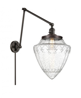 Bullet - 1 Light - 12 inch - Oil Rubbed Bronze -Adjustable Swing Arm (3442|238-OB-G664-12-LED)