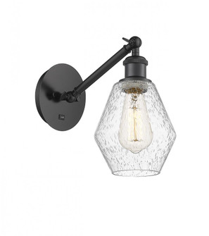 Cindyrella - 1 Light - 6 inch - Matte Black - Adjustable Sconce (3442|317-1W-BK-G654-6-LED)