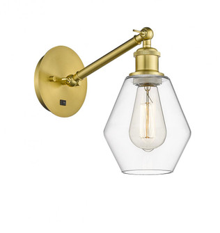 Cindyrella - 1 Light - 6 inch - Satin Gold - Adjustable Sconce (3442|317-1W-SG-G652-6-LED)